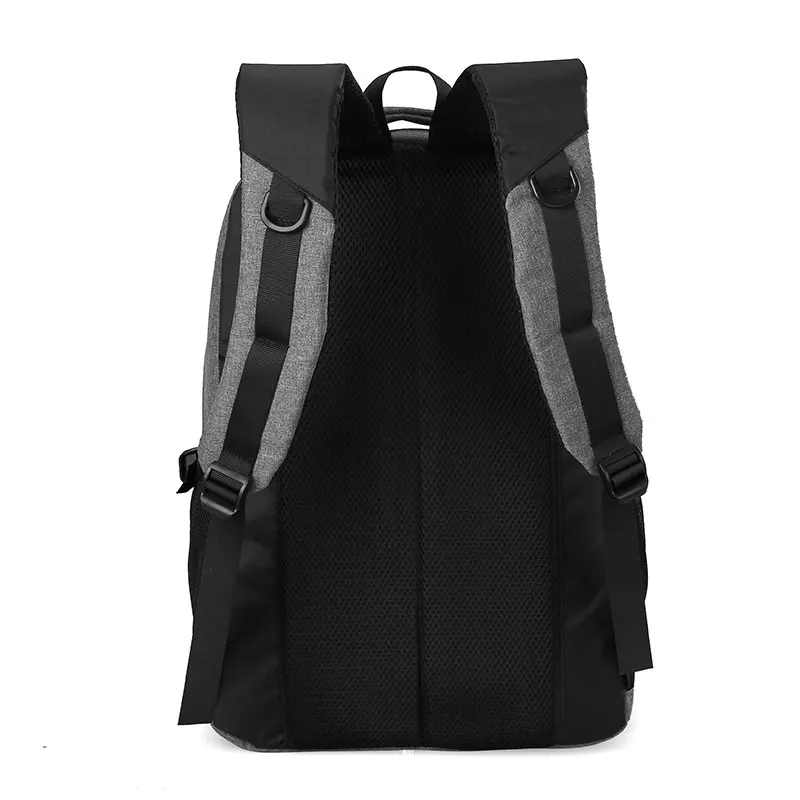 Модный рюкзак мужской однотонный для ноутбука деловой Новый Прочный дорожный