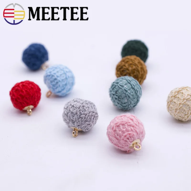 Meetee 10/30 шт. 15 мм простые красивые Закрытая рубашка пуговицы сделай сам Серьги