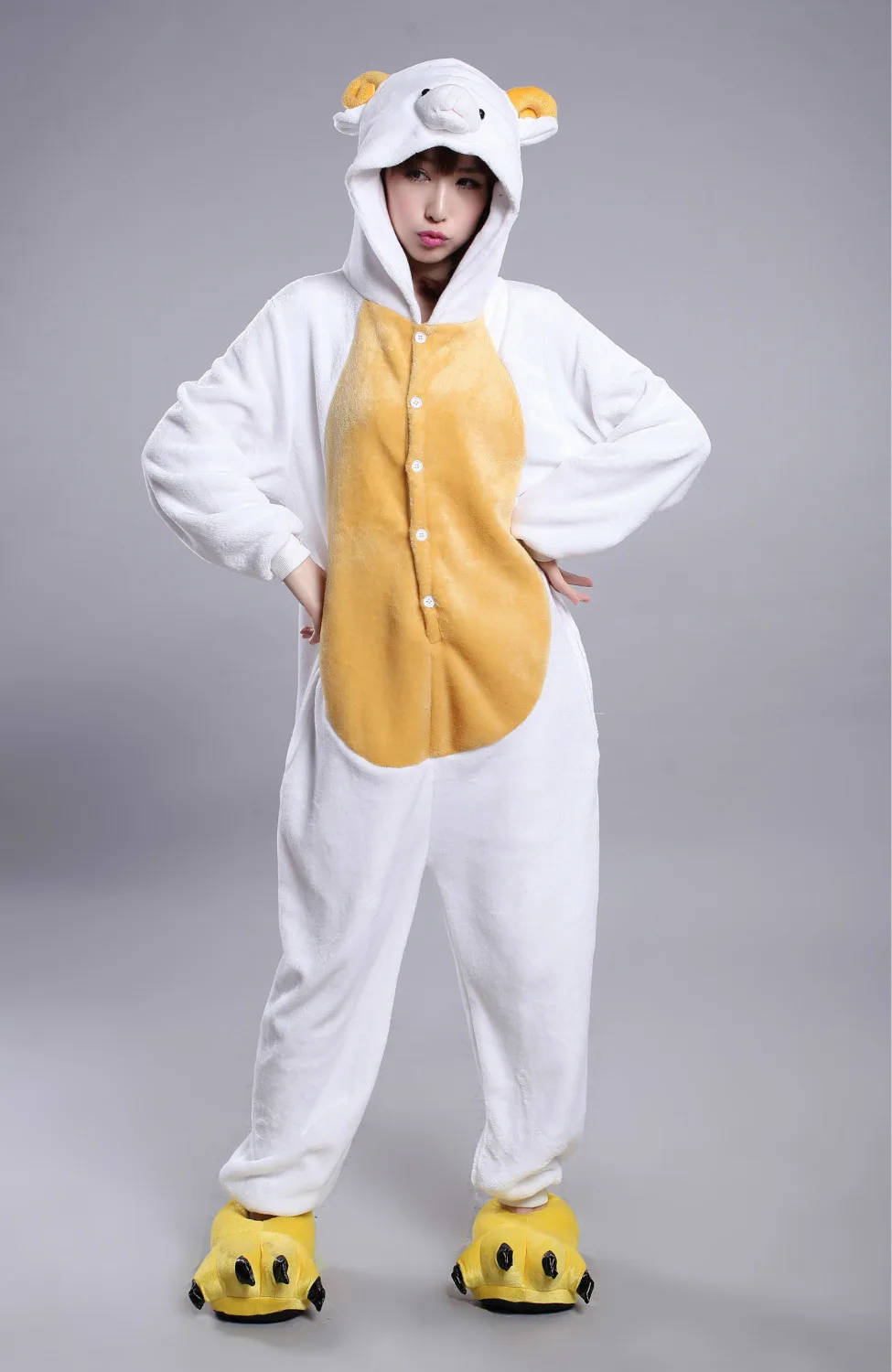Kigurumi Onesies Cosplay party Cartoon 12 zodiac sheep Unisex Pajamas Anime Costume Pyjamas Sleepwear Homewear |