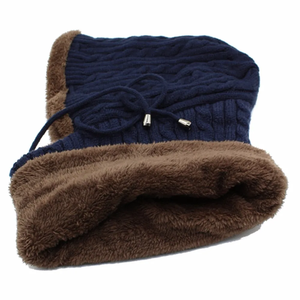 SYi Qarce зимние супер теплые вязанные шапочки Skullies Beanie Gorras Bonnet маска шапка для мужчин и женщин Спорт На Открытом Воздухе Шапка NM084-88