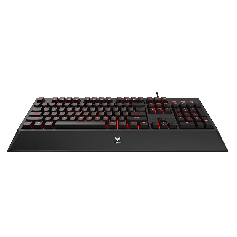 RAPOO V730L механическая клавиатура с подсветкой usb Настольный ПК геймер для игровой