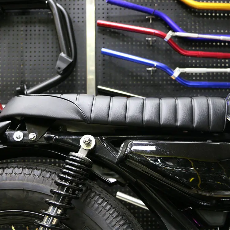 Мотоциклетное коричневое винтажное сиденье для кафе Suzuki GS250T 450L 500E 550 Kawasaki KZ900 700