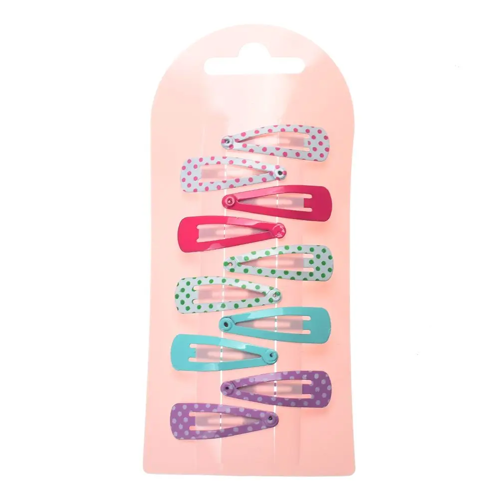 5 пары/компл. 3 см детские милые цветные заколки для волос карамельных цветов с