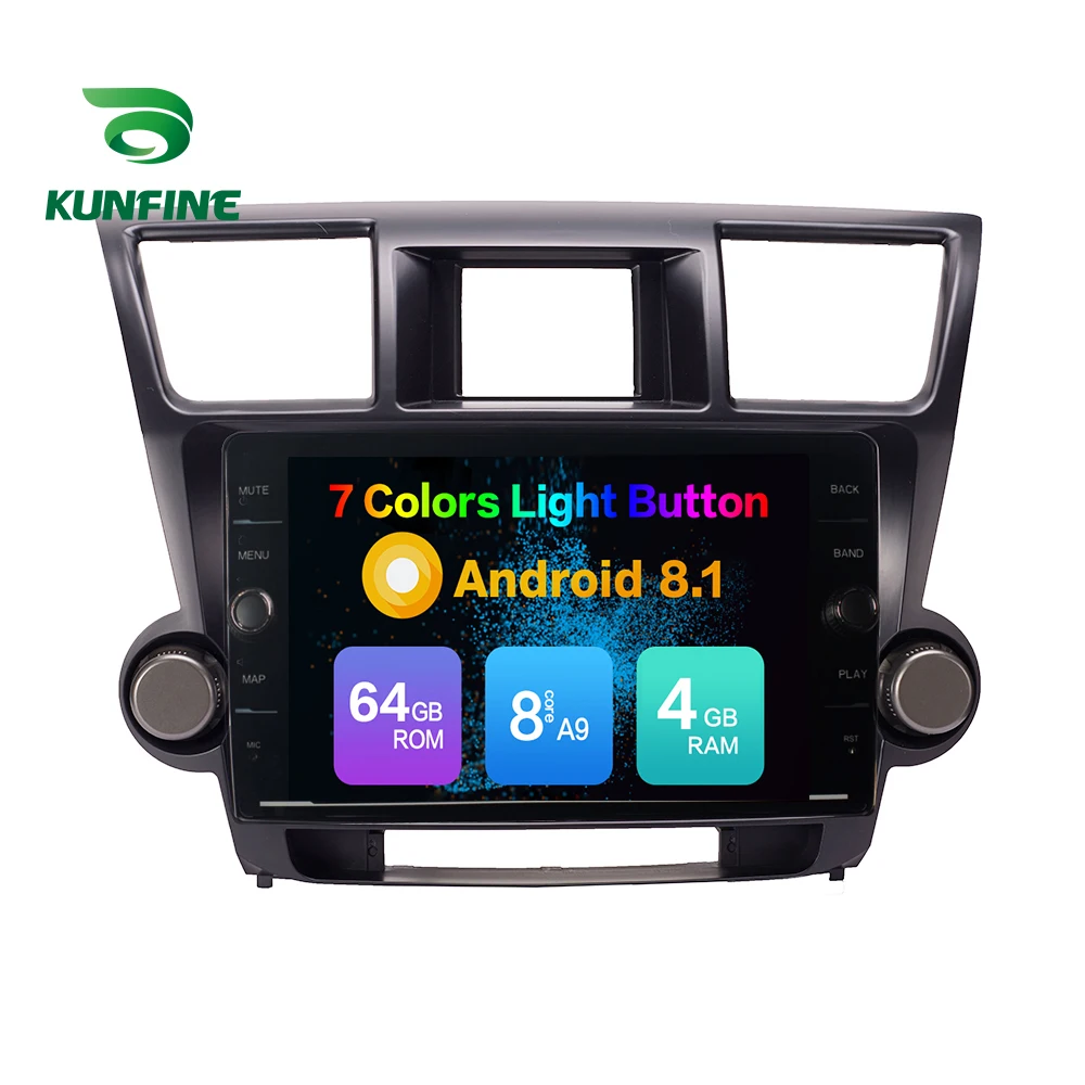 Восьмиядерный 4 Гб ОЗУ 64 ПЗУ Android 8 1 автомобильный DVD GPS плеер Deckless стерео для Toyota