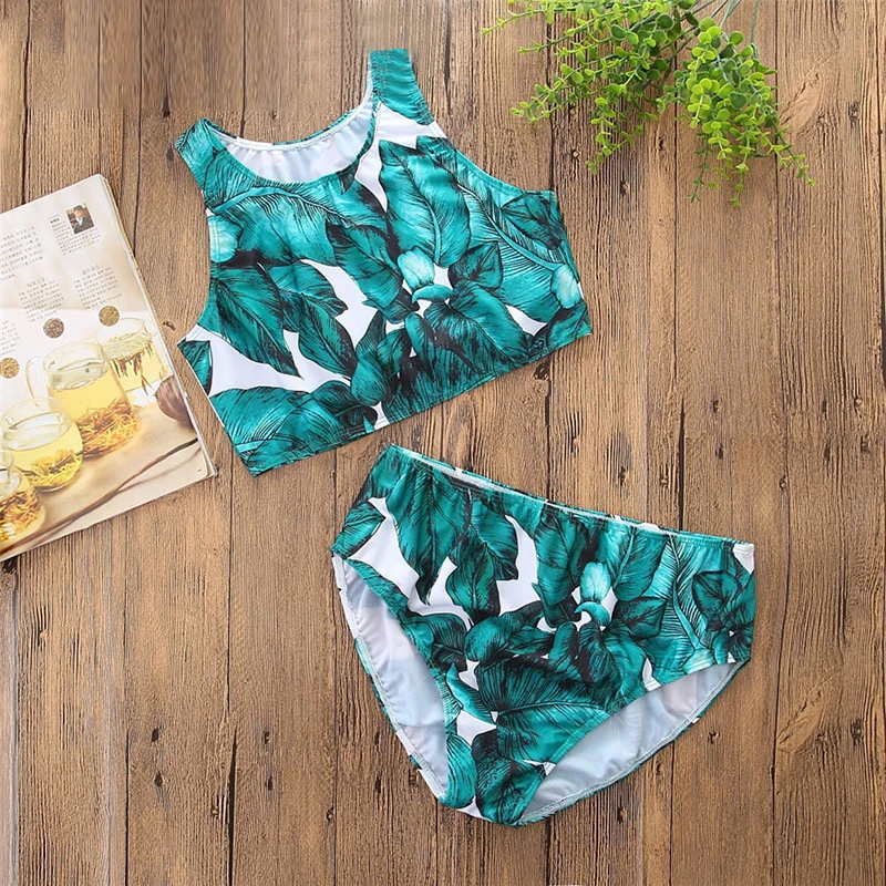 Летний комплект из 2 предметов с бантом купальный костюм для мамы и дочки