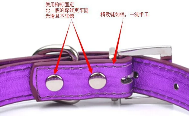 Панк кожаный собачий ошейник с шипами для маленьких средних собак кошек XS s m