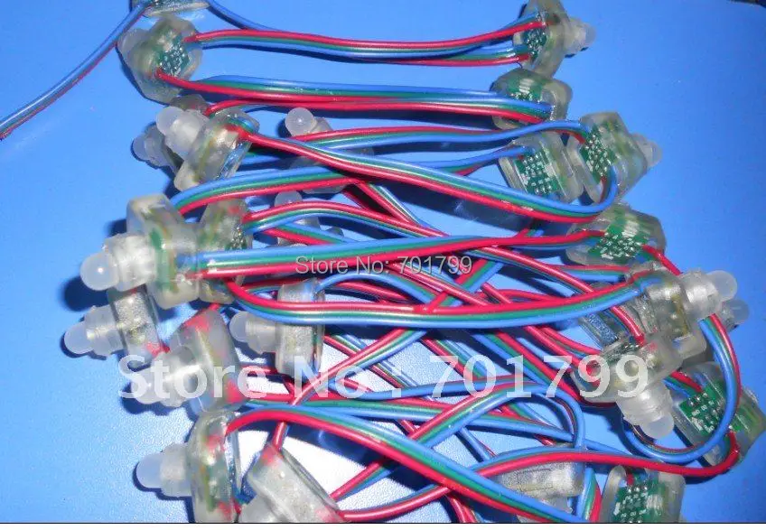 Светодиодный пиксельный узел WS2811 вход 5 в постоянного тока полноцветная RGB