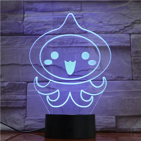 3D USB светодиодный визуальный креативный ночник модсветильник ночной Светильник