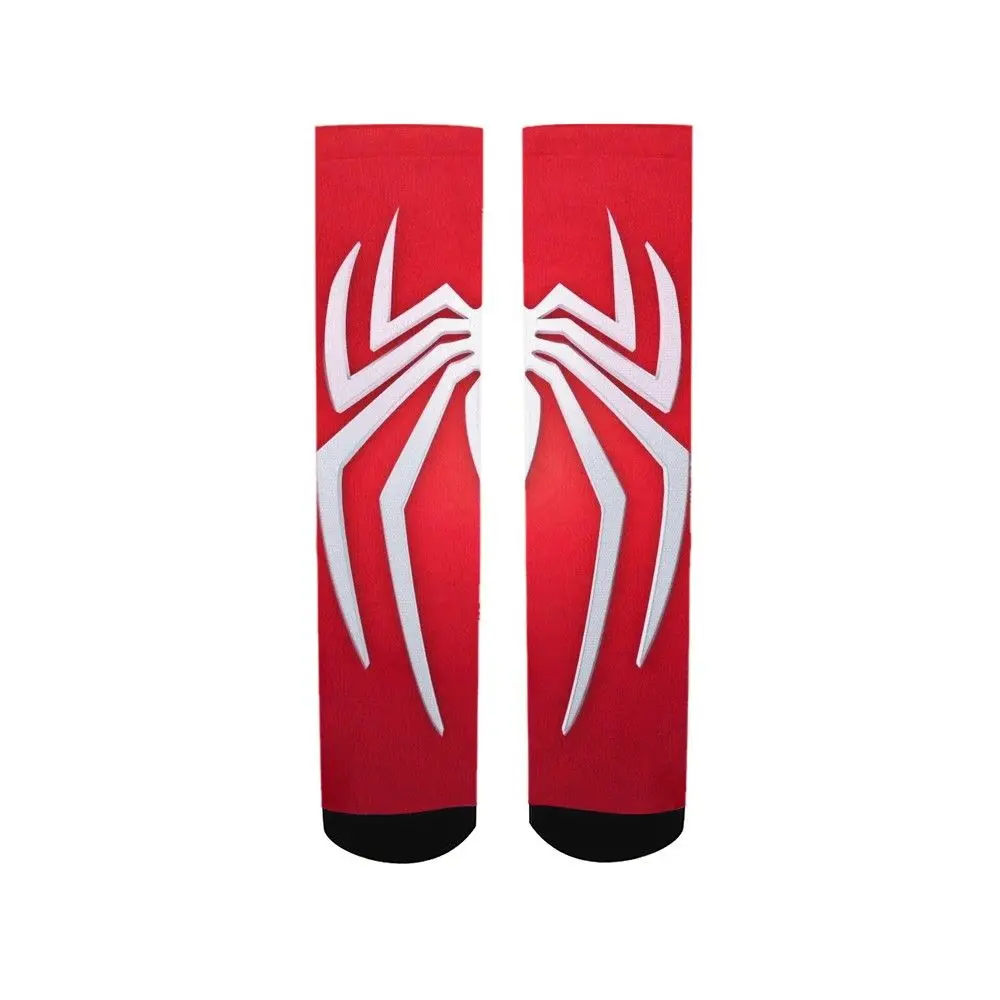 Для женщин Рождество модные короткие носки человек паук 3D печатных Ropa Invierno Sacoche