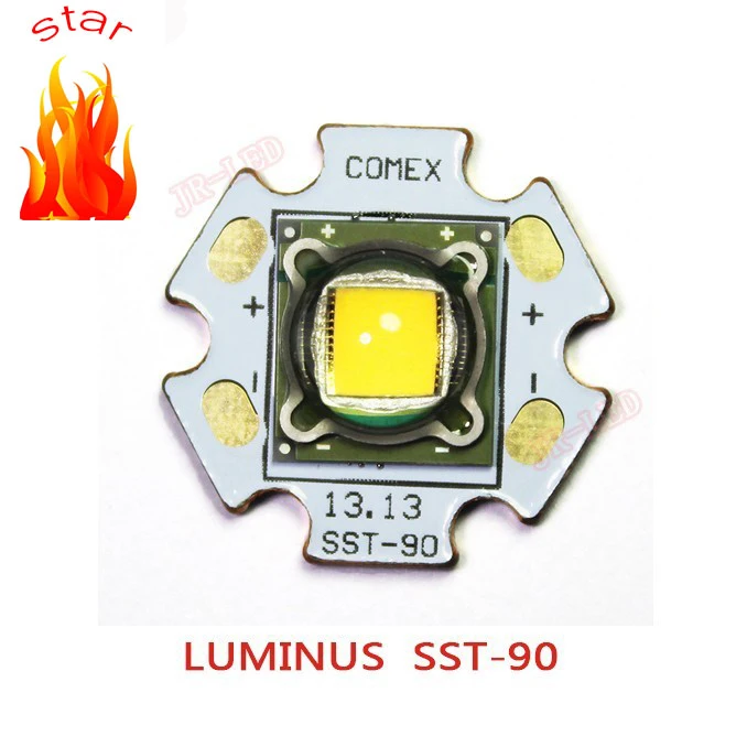 1 шт. Luminus SST 90 30 Вт светодиодный излучатель 2250LM белый 6500K синий 460NM теплый 3000K модуль