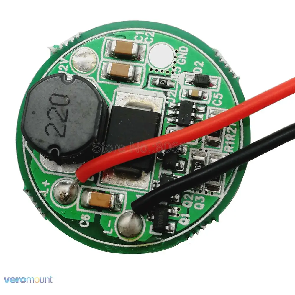 Фотовспышка для Cree XHP50 Led лампа трансформатор вход постоянного тока 6 В 12 ~ 24 4 5 А 1