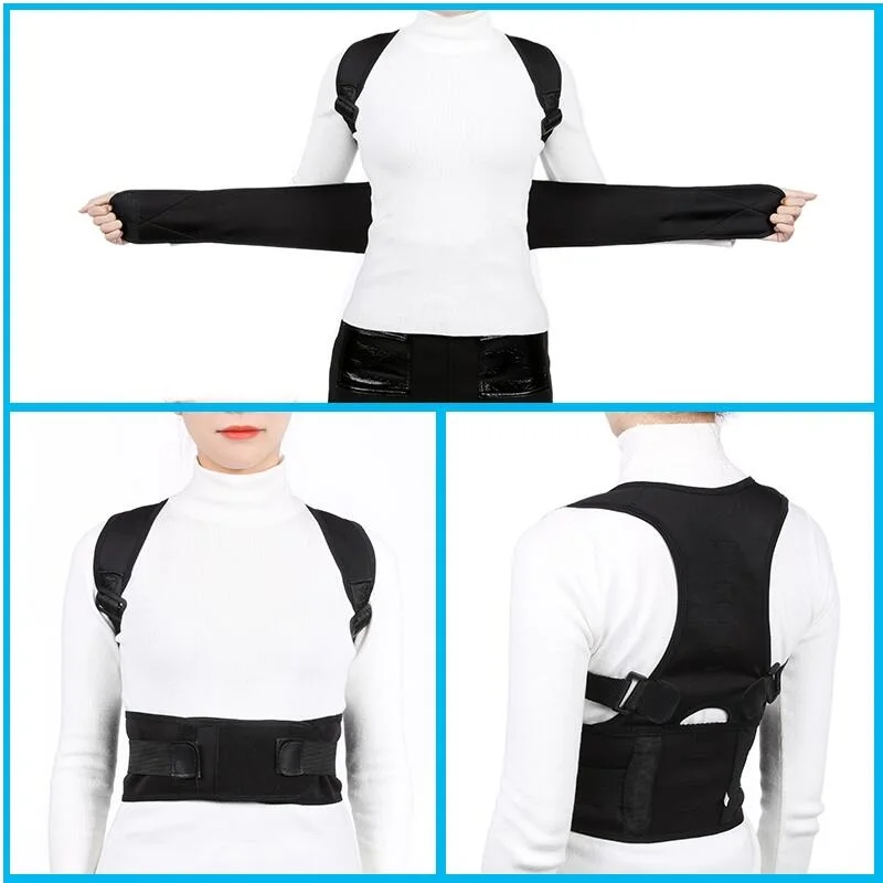 Unisex Back Posture Corrector Magnetic Adjustable Brace Support Belt | Красота и здоровье