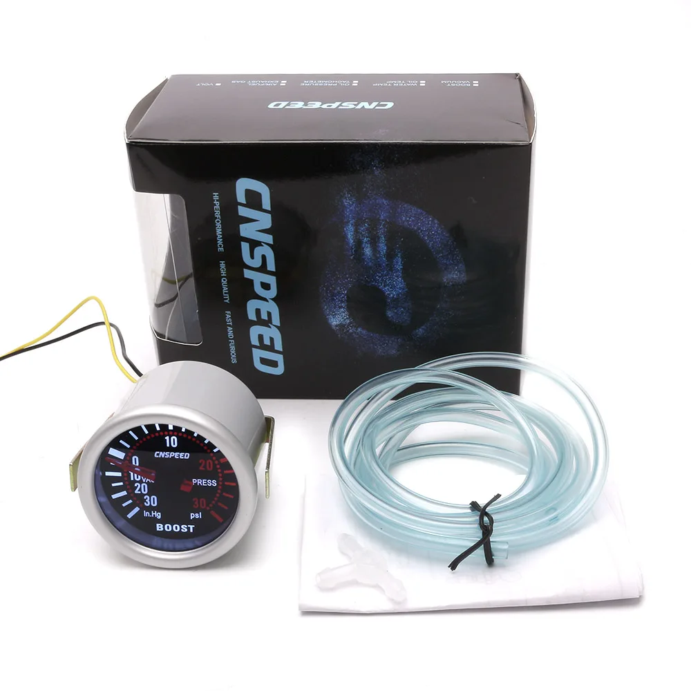 Тахометр CNSPEED YC101309 бустер с дымовой линзой 2 дюйма 52 мм для измерения температуры