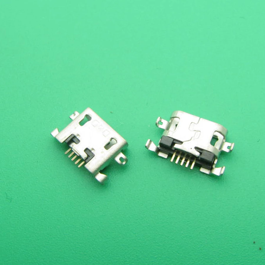 500pcs/lot For Alcatel OT7040 OT 7040 micro usb charge charging connector plug dock socket port jack replacement repair 5-pin