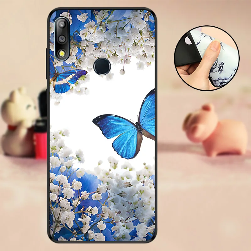 ASUS ZB633KL чехол для телефона ASUS ZenFone MAX PRO M2 ZB631KL чехол-накладка из мягкого силикона ASUS M2 ZB631KL чехол из ТПУ Черный Бампер ZB 633KL - Цвет: T35