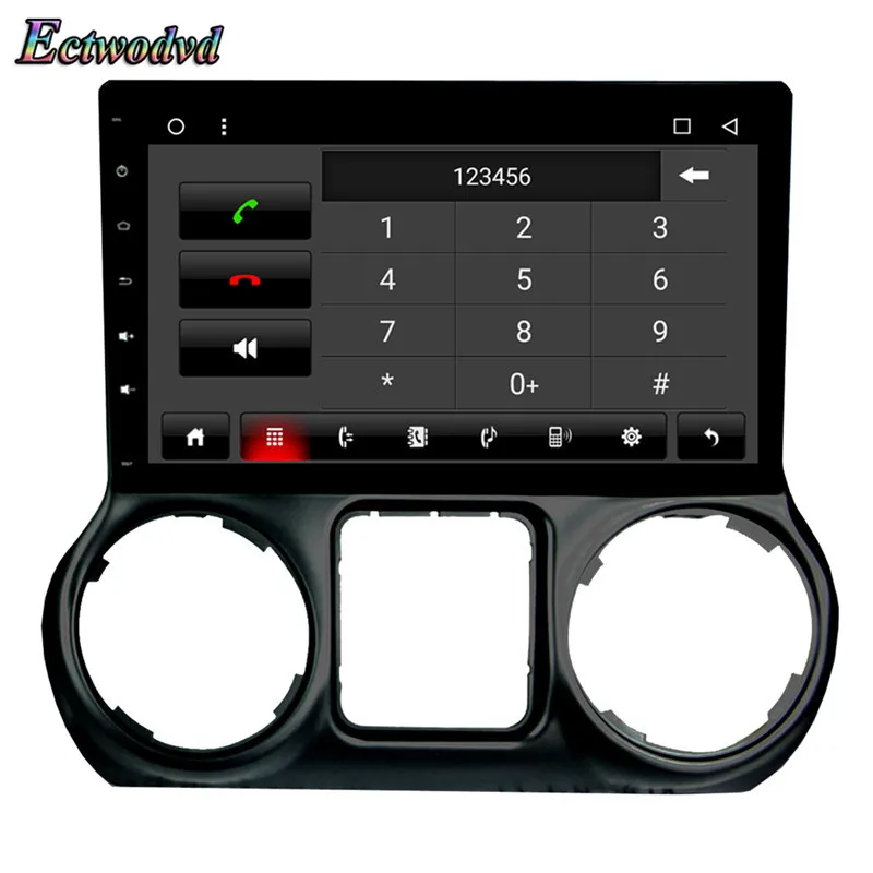 Ectwodvd Octa Core Android 8 1 автомобиль радио gps навигации для Jeep Wrangler 2011 2012 2013 2014