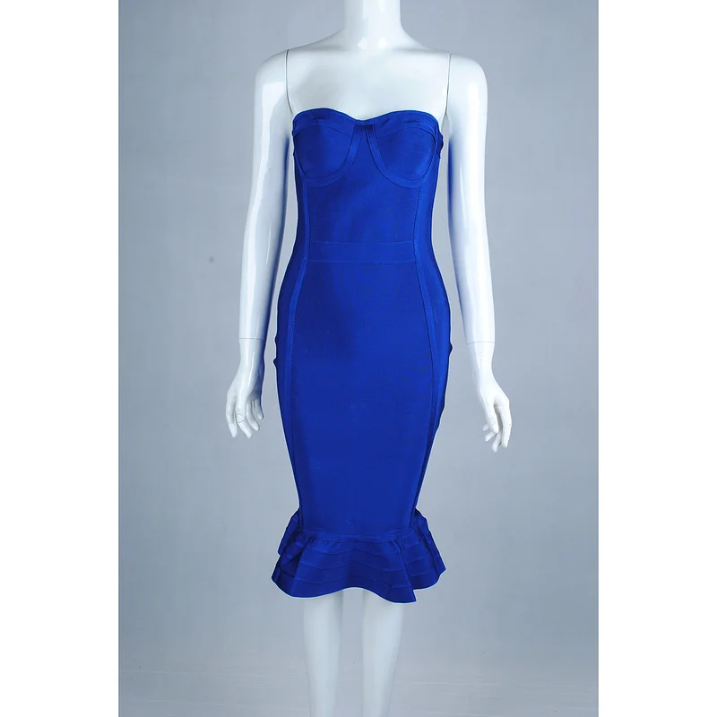 Женское облегающее платье черное/бежевое без бретелек|dress hem|bandage dress plus sizebandage skirt |