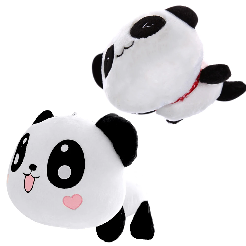 25 см Kawaii мультфильм Животные плюшевая большая голова панда кукла искусственная
