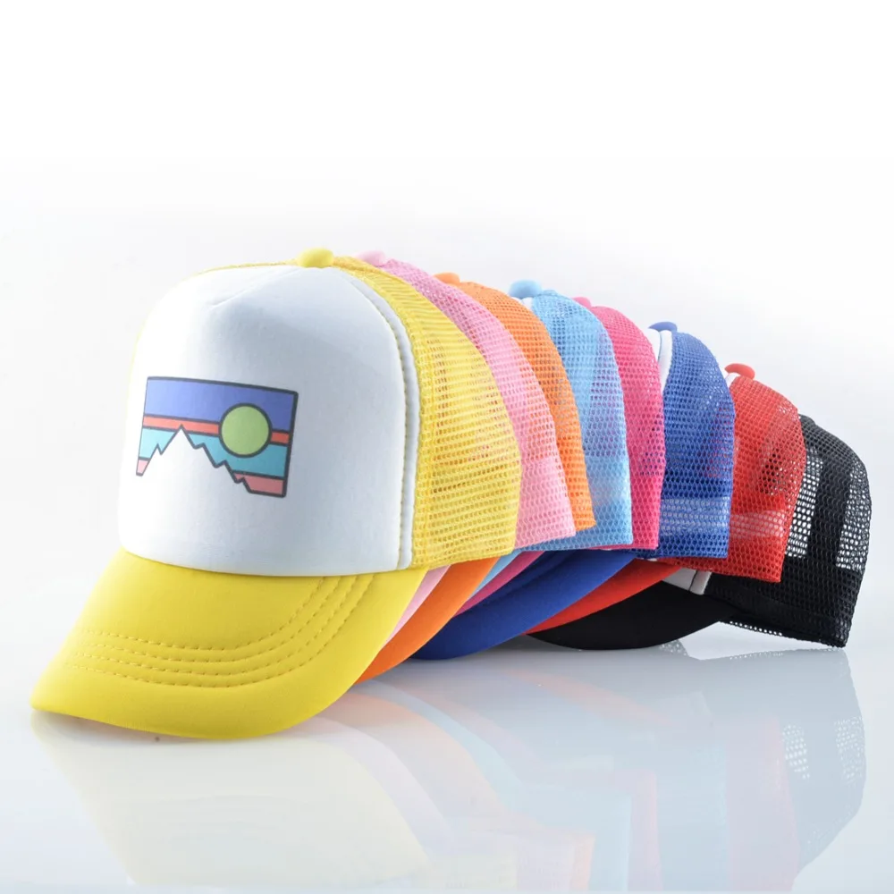 Бейсболка TQMSMY детская с сеткой Повседневная для мальчиков и девочек