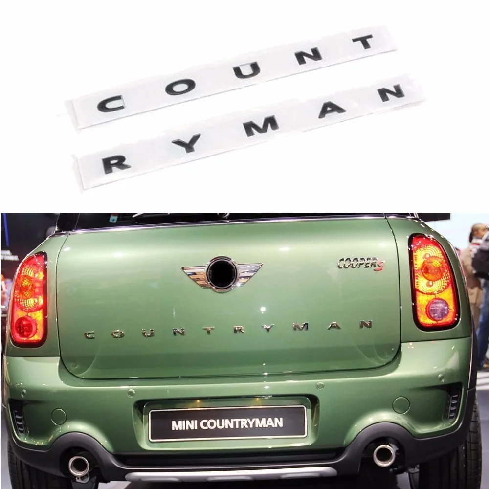 Mini Cooper Countryman R60 F60 3D металлическая эмблема значок наклейки|Наклейки на автомобиль|