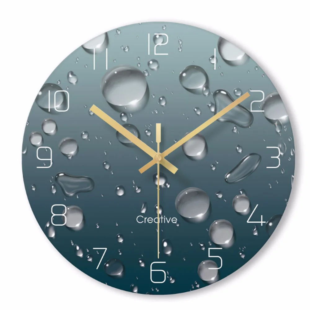 1 Pcs Creative 3D Wall Clock Modern Design Living Room Decoration Mirror Glass Unique Watch Clocks Home Decor Silent | Дом и сад