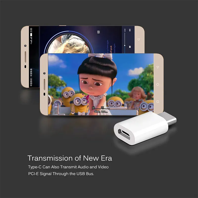 USB C адаптер/USB Type к Micro адаптер для зарядки и передачи данных Xiaomi 4C 5 5S Mi5 HuaWei P9 Lumia 950