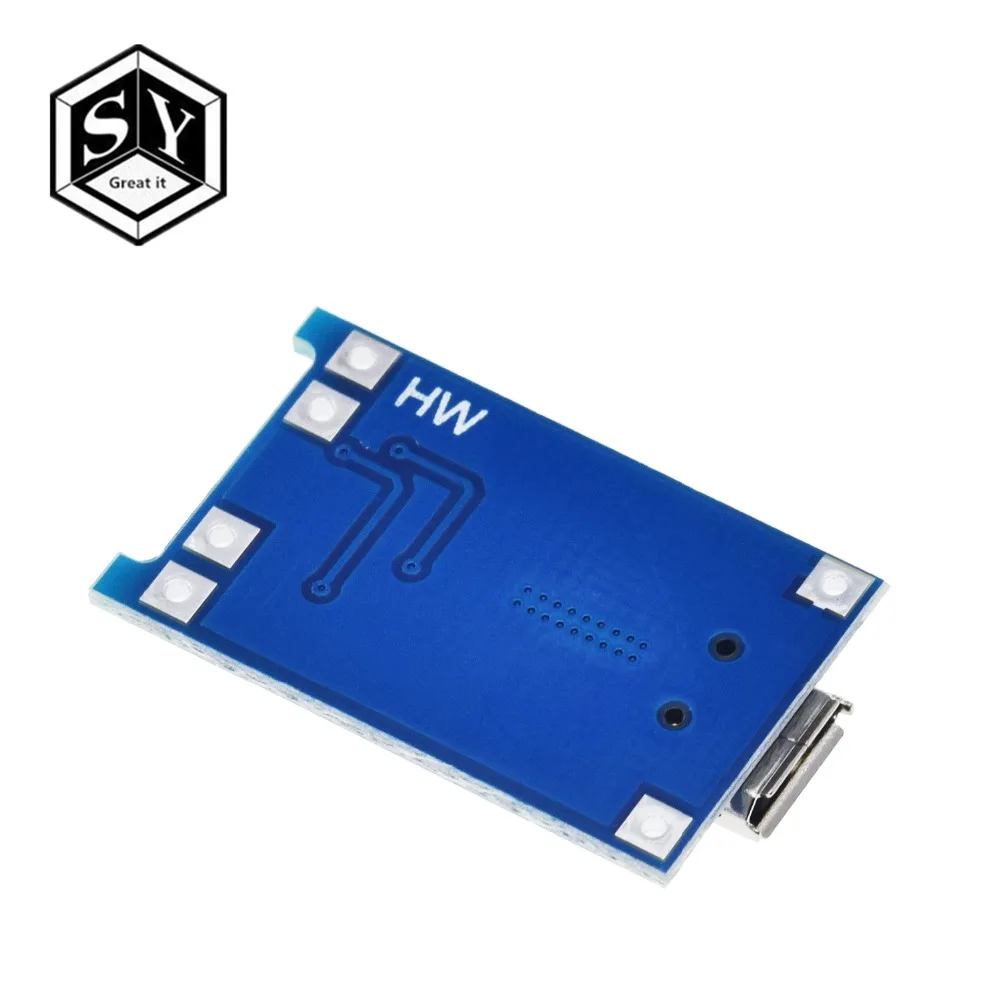 5 шт. 18650 1А Lipo зарядное устройство Модуль литиевая батарея DIY микро порт Mike USB Новое поступление TP4056 MINI USB