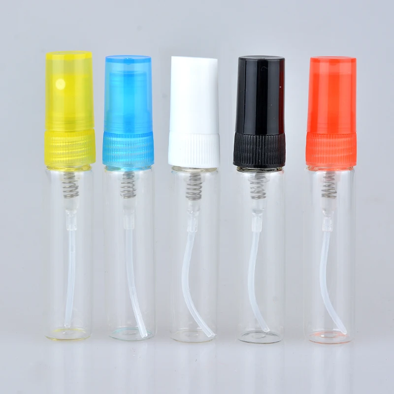 10 Pieces/Lot 5ml Glass Portable Perfume Bottle With Plastic Spray &ampEmpty Sample Parfum case For Traveler | Красота и здоровье