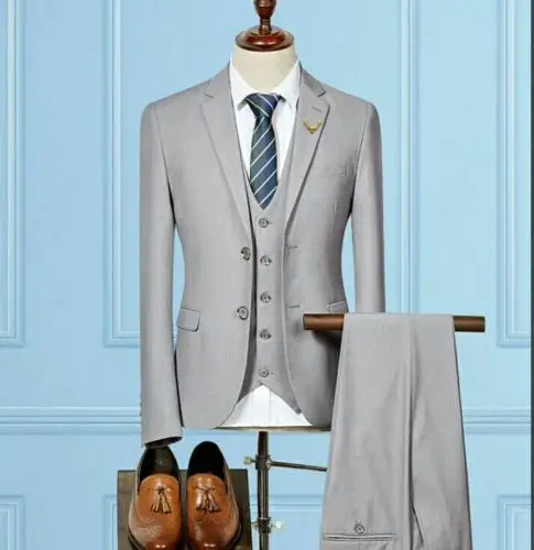 Костюм смокинг для свадебной вечеринки 3 шт.|Смокинги и костюмы - тройки| |