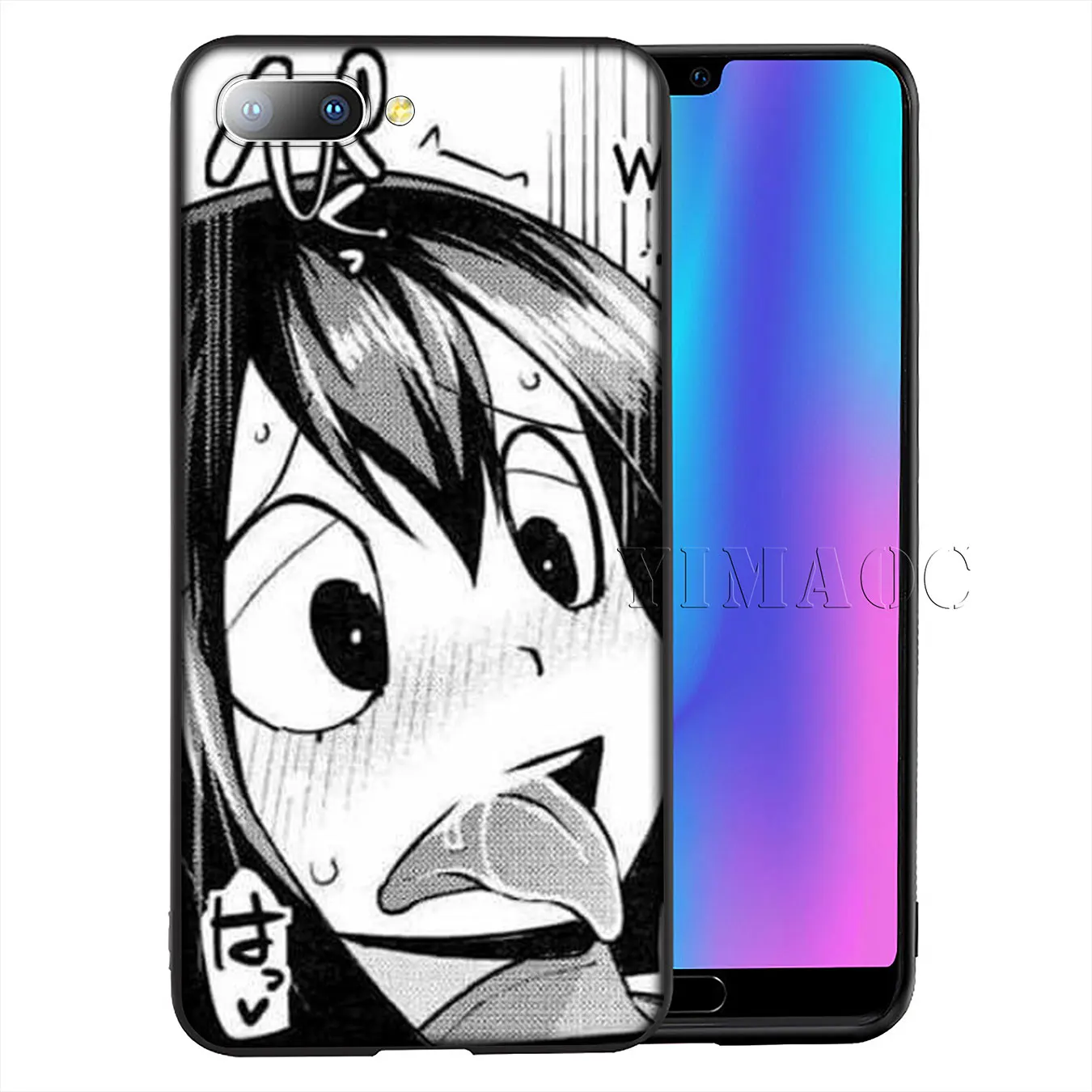 YIMAOC Аниме Манга Девушка ahegaoo Мягкий силиконовый чехол для Huawei P30 P20 Pro P10 P9 Lite Mini 2017