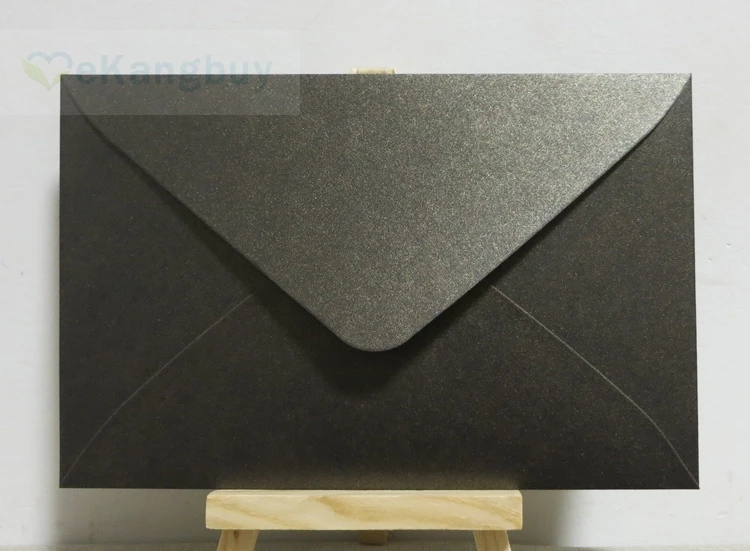 50 шт 17x11 см(6," x 4,3") 120 г перламутровый цветной бумажный конверт для приглашения открытка