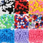 Модный дизайн, 300 шт.лот, 10 мм, помпоны, мягкие помпоны, шарики для DIY, свадебное украшение, детские игрушки, аксессуары