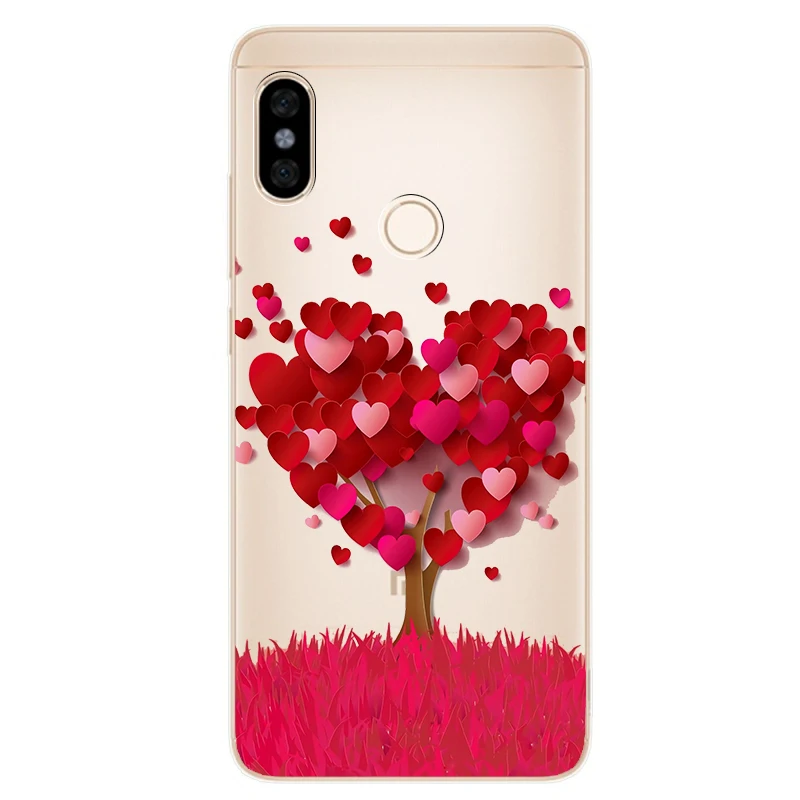 Soft Silicone Cases For Redmi Note 5 Case 5.99' Printed Cute Cover Phone for Xiaomi Xiomi note note5 pro Back |