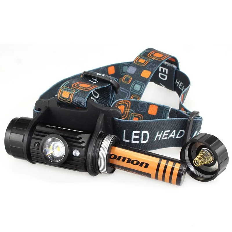 Индуксветильник светодиодный налобный фонарь с регулировкой яркости и