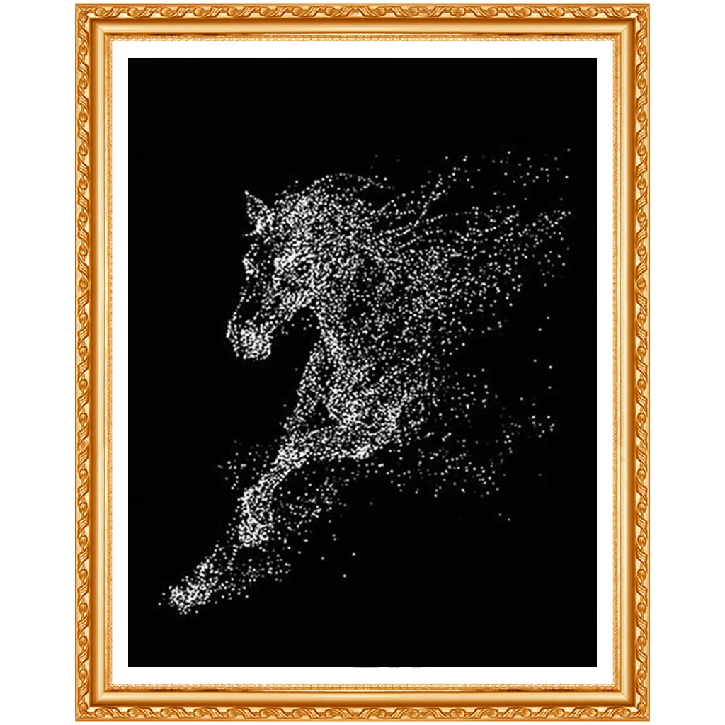 Diamond Painting Horse Embroidery Sale Full Round Resin Drill Rhinestone Home Decor | Дом и сад