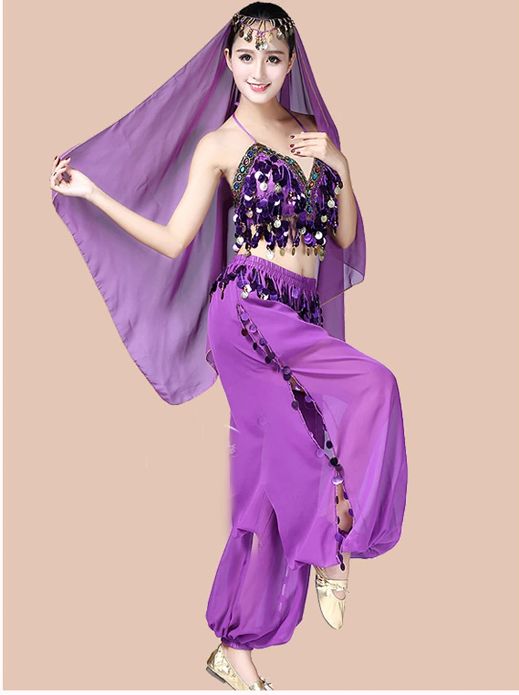 Костюм для танца живота женский 3 шт./комплект | Тематическая одежда и униформа