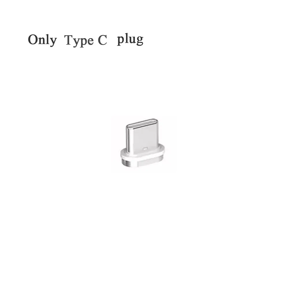 Type C plug Магнитный адаптер Micro USB для iPhone, samsung, huawei, Магнитный адаптер для зарядки, Дата-кабель - Цвет: Type C plug