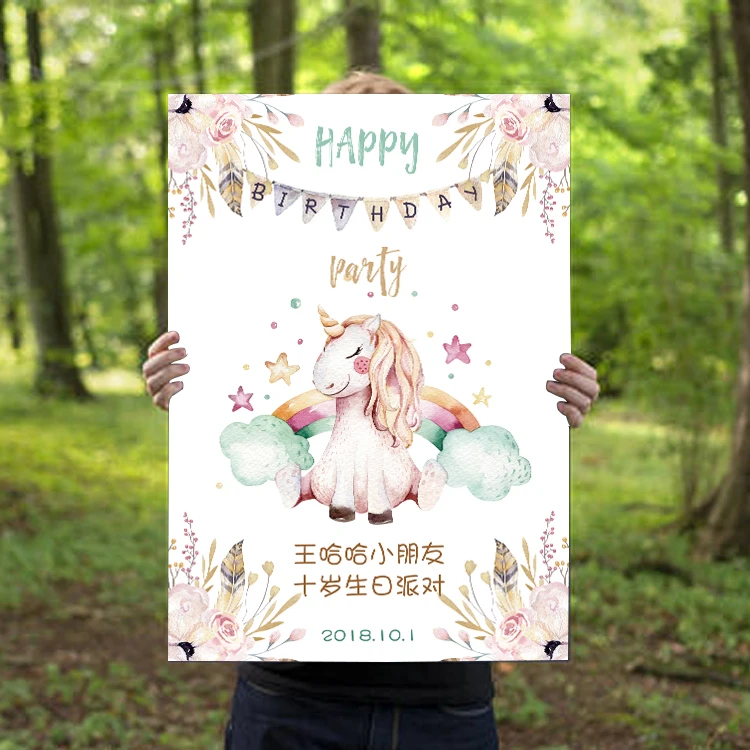 Babyshower приветственная доска с индивидуальным логотипом персонализированная