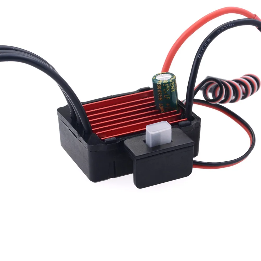 Водонепроницаемый 25A 35A 45A 60A 80A 120A 150A ESC бесщеточный, Скорость контроллер для 1/8 1/10 1/12 1/20 RC автомобиль