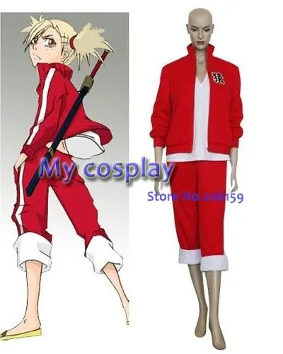 

Anime Bleach Sarugaki Hiyori Women's cosplay costumes for Halloween Cosplay parties Women Sportswear Red Set Jacket Coat Pants