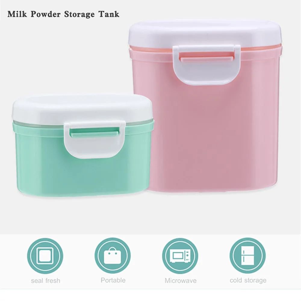 Quaslover Baby Powdered Milk Container Portable Food Box Storage Feeding For Kids | Мать и ребенок
