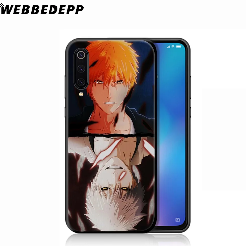 WEBBEDEPP Bleach Аниме мягкий чехол для Xiaomi Mi 9T 9 8 SE 6 A1 A2 A3 Lite MiA1 MiA2 MiA3 F1 MAX 3 Mi8 CC9E CC9 |