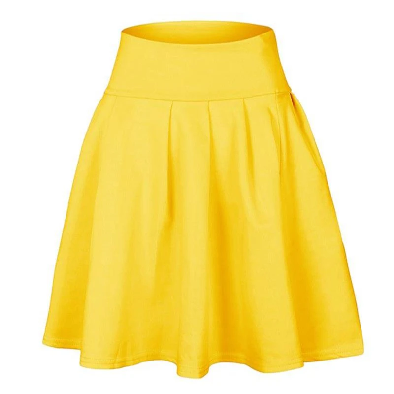 

Women Ladies Girls Short Skirts Swing Tutu Skirt Bottoms Pleated Skirts Ladies Basic Solid Color Casual Mini Skater Skirt S-XL
