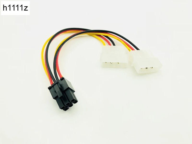 Новый адаптер питания Molex PCI E 2 шт. кабель преобразователь для графической карты с