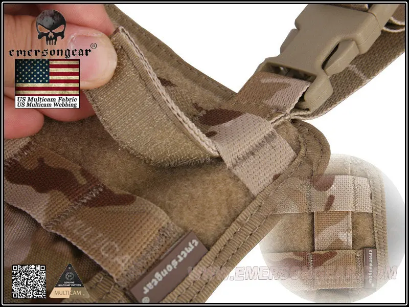 Emerson gear модульная Rife ножная панель аксессуар сумка Тактические Военные, милитари gear EM6277 Multicam Coyote коричневый AOR Черный Хаки