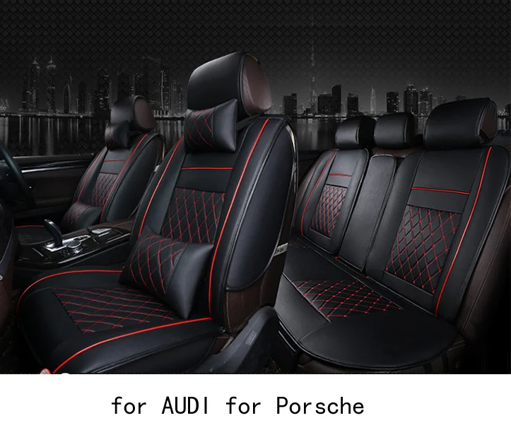 Babaai легко чистить фирмы Сетка искусственная кожа сиденья для Audi A4 B6 A6 Porsche Cayenne