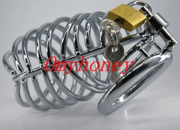 SM449 Silver клетка для пениса из нержавеющей стали с шкафчиком замком кольцо полового