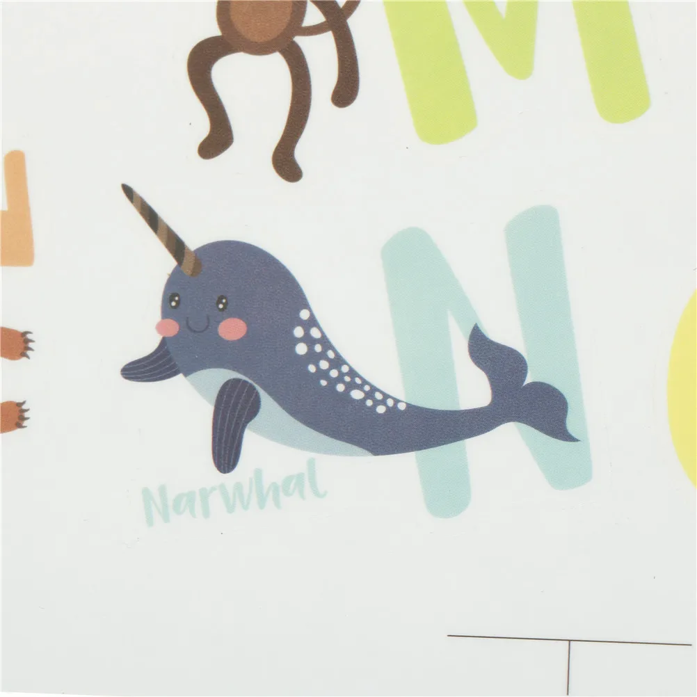 26 букв алфавит наклейки на стену для детской комнаты декор Детская Наклейка