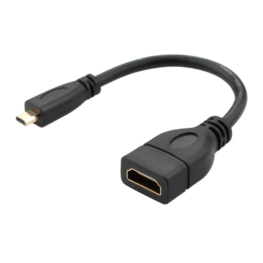 Кабель HDMI Micro к female HD адаптер кабель Мобильный телефон планшета большой головке