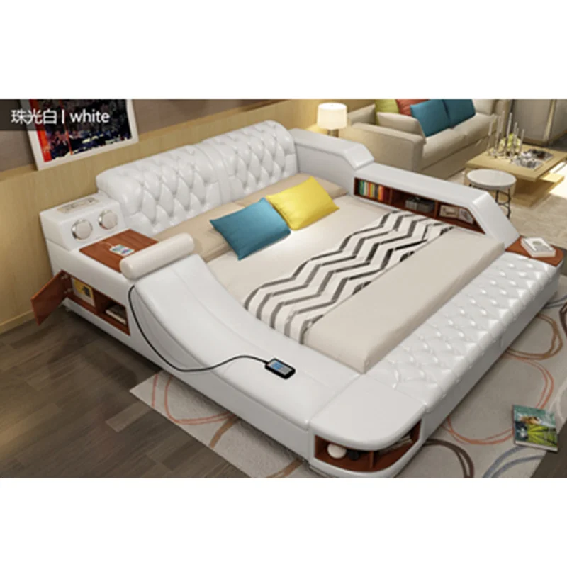 Современный массажный диван кожаная мебель для спальни|Наборы спальной| |